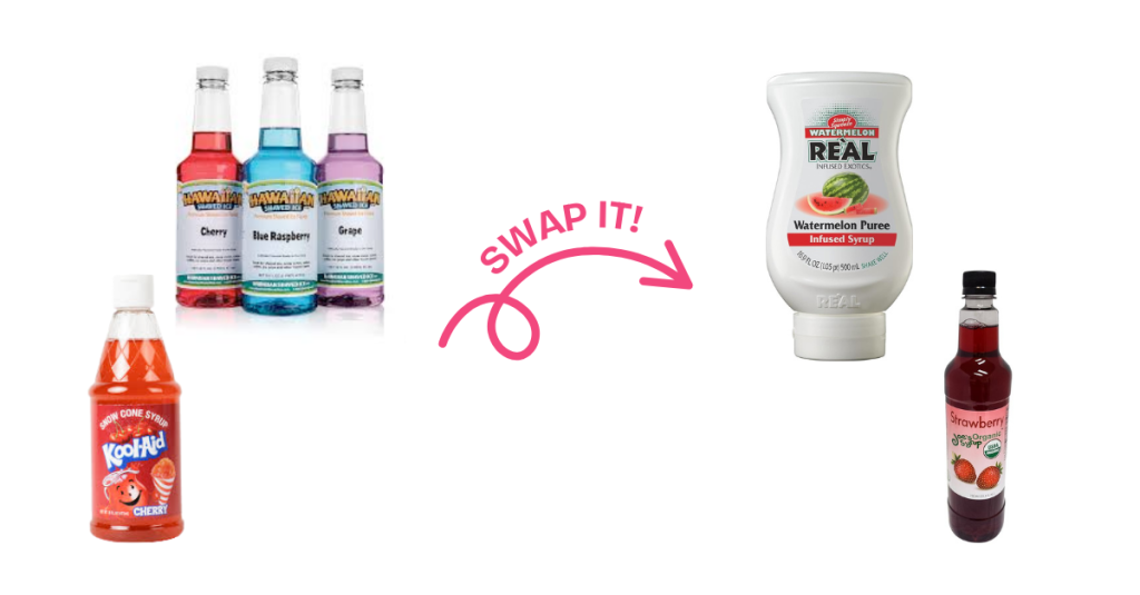 Snow Cone Syrup Swaps